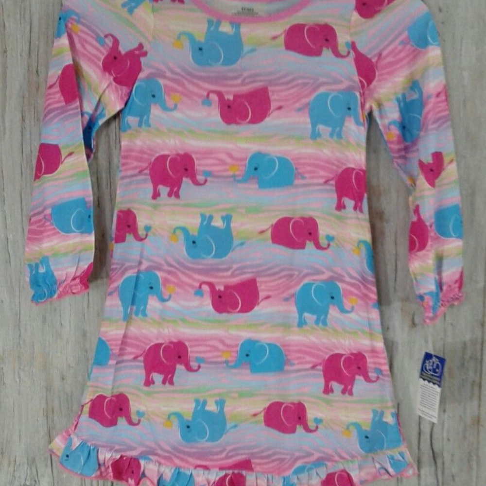 ❤❤❤Komar Kids Nightgown with Elephants